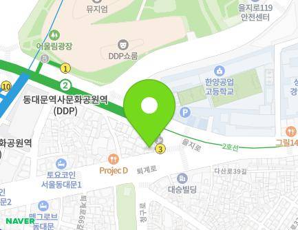 서울특별시 중구 퇴계로 349 (을지로7가, 아리움사옥) 지도