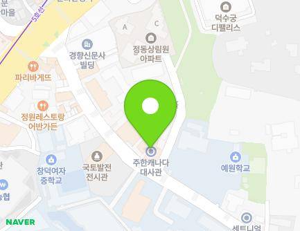 서울특별시 중구 정동길 21 (정동, 주한카나다대사관) 지도