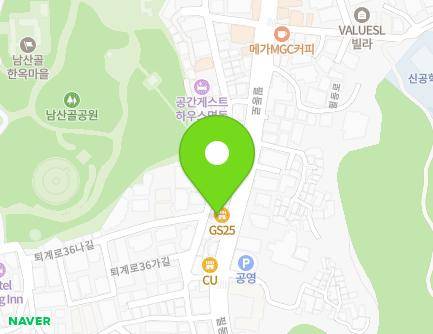 서울특별시 중구 필동로 52 (필동2가, 크로바빌딩) 지도