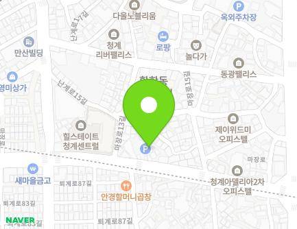 서울특별시 중구 마장로 101 (황학동, 연풍주차장) 지도
