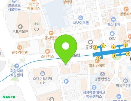 서울특별시 중구 퇴계로 108 (회현동3가, 세대빌딩) 지도