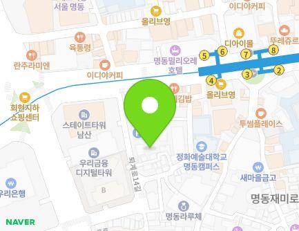 서울특별시 중구 퇴계로14길 19-3 (회현동3가) 지도
