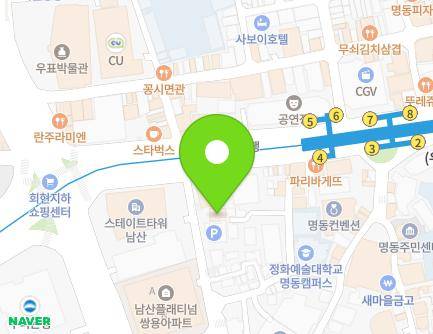 서울특별시 중구 퇴계로14길 7 (회현동3가, 샴스) 지도