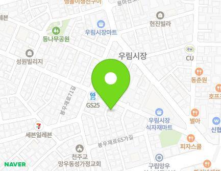 서울특별시 중랑구 봉우재로71길 39 (망우동) 지도