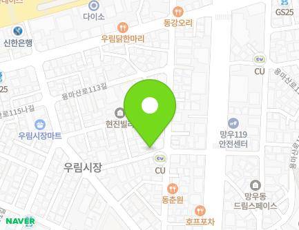 서울특별시 중랑구 용마산로109길 16 (망우동) 지도