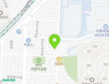 서울특별시 중랑구 망우로73길 47 (망우동) 지도