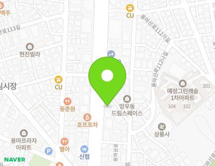 서울특별시 중랑구 용마산로 514 (망우동) 지도