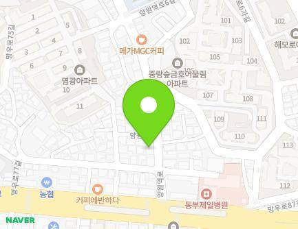 서울특별시 중랑구 양원역로 7 (망우동, 흥성빌딩) 지도
