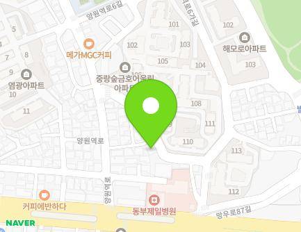 서울특별시 중랑구 양원역로 8-12 (망우동, 큰나무어린이집) 지도