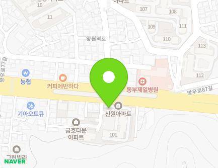 서울특별시 중랑구 망우로 506 (망우동, 신원아파트) 지도