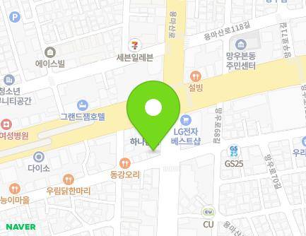 서울특별시 중랑구 용마산로 541 (망우동, 성누가의원) 지도