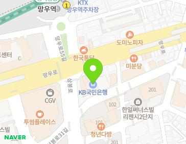 서울특별시 중랑구 상봉로 134 (망우동, 삼부) 지도