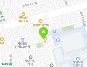 서울특별시 중랑구 봉우재로58길 16 (망우동, 금유빌딩) 지도