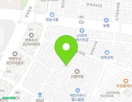 서울특별시 중랑구 사가정로46길 21-6 (면목동, LG화학) 지도