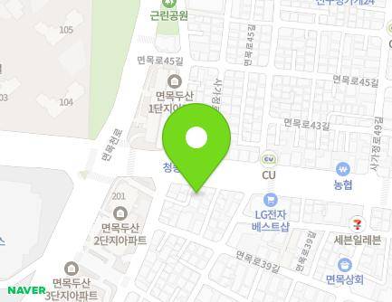 서울특별시 중랑구 사가정로 360 (면목동, LKAP빌딩) 지도