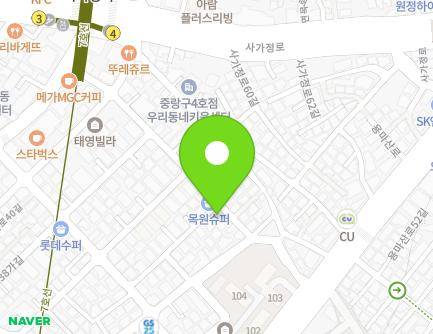 서울특별시 중랑구 면목로42길 40 (면목동, HOUSE명가) 지도