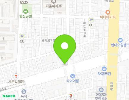 서울특별시 중랑구 겸재로 93 (면목동, IT영상도서당) 지도