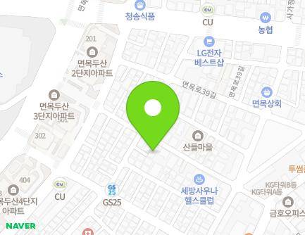 서울특별시 중랑구 면목로37길 33 (면목동, 강남그레이스) 지도