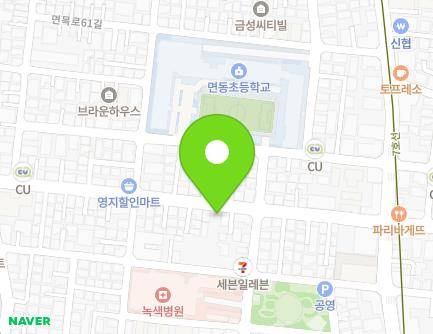 서울특별시 중랑구 면목로55길 31 (면목동, 경북주차장) 지도