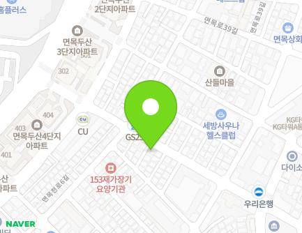 서울특별시 중랑구 면목로35길 33 (면목동, sk텔레콤) 지도