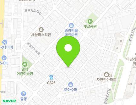 서울특별시 중랑구 겸재로15길 58-6 (면목동, 굿모닝아트빌) 지도