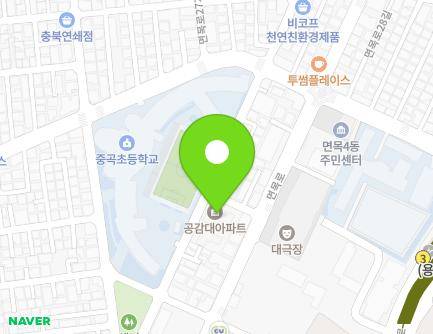 서울특별시 중랑구 답십리로81길 62 (면목동, 공감대아파트) 지도