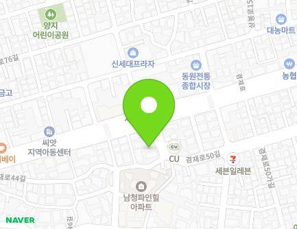 서울특별시 중랑구 겸재로50길 6 (면목동, 대성쉐르빌) 지도