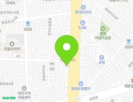 서울특별시 중랑구 동일로 641 (면목동, 대원빌딩) 지도