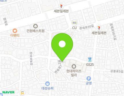 서울특별시 중랑구 면목로72길 50 (면목동, 동성네스트) 지도