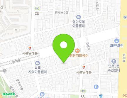 서울특별시 중랑구 겸재로10가길 12 (면목동, 동성네스트) 지도