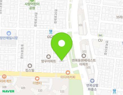 서울특별시 중랑구 동일로96나길 19-5 (면목동, 렉스하우스) 지도