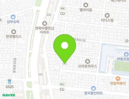 서울특별시 중랑구 면목로55가길 14 (면목동, 리치하이빌) 지도