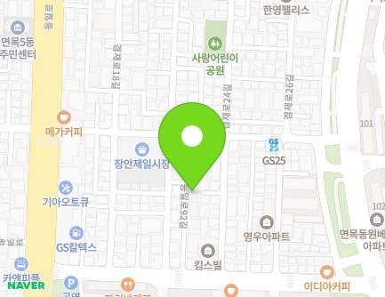서울특별시 중랑구 동일로92길 25-18 (면목동, 메이저파크빌) 지도