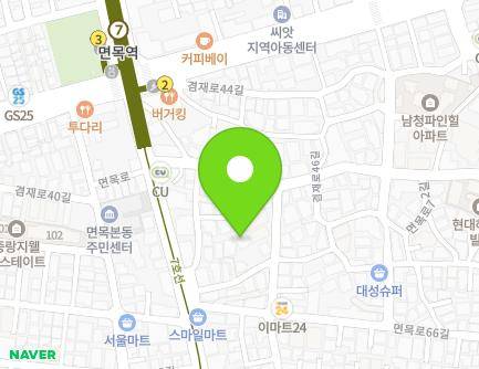 서울특별시 중랑구 면목로 388-23 (면목동, 바다의별어린이집) 지도