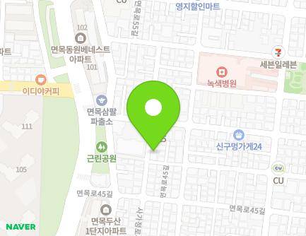 서울특별시 중랑구 사가정로43길 32 (면목동, 베아트리스) 지도