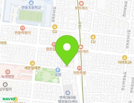 서울특별시 중랑구 면목로 355 (면목동, 삼일아파트) 지도