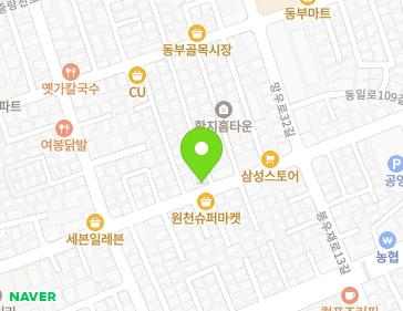 서울특별시 중랑구 동일로109길 68 (면목동, 성은빌딩) 지도
