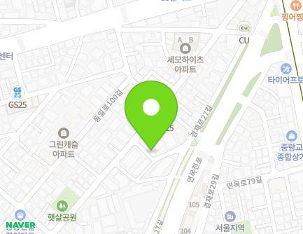 서울특별시 중랑구 겸재로27길 71-8 (면목동, 예지유치원) 지도