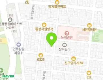 서울특별시 중랑구 사가정로45길 43 (면목동, 준해비치빌) 지도