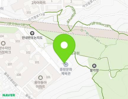 서울특별시 중랑구 사가정로72길 47 (면목동, 중랑문화체육관) 지도