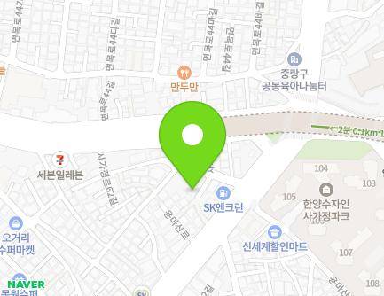 서울특별시 중랑구 사가정로64길 10-4 (면목동, 천사어린이집) 지도