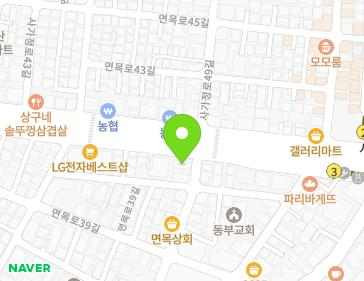 서울특별시 중랑구 사가정로 376 (면목동, 킴스타워2) 지도