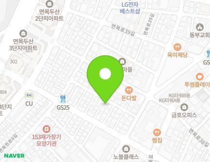 서울특별시 중랑구 사가정로46길 37-16 (면목동) 지도