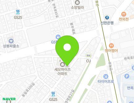 서울특별시 중랑구 봉우재로32길 22 (면목동) 지도