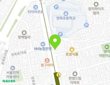 서울특별시 중랑구 면목로 430 (면목동) 서울특별시 중랑구 면목로 430 (면목동) 지도