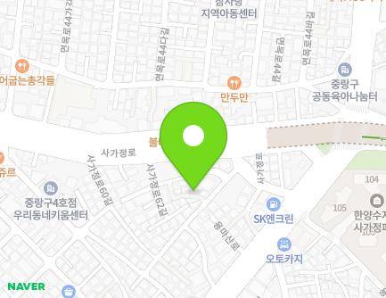 서울특별시 중랑구 사가정로64가길 10-4 (면목동) 지도