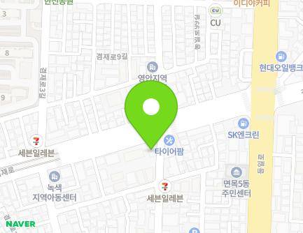 서울특별시 중랑구 겸재로 94 (면목동) 지도