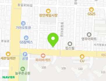서울특별시 중랑구 동일로92길 21 (면목동) 지도