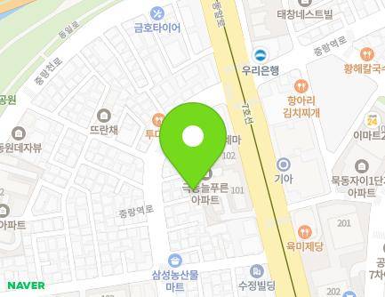 서울특별시 중랑구 중랑역로 234-7 (묵동) 지도