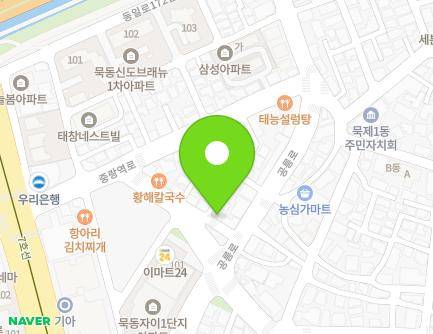 서울특별시 중랑구 숙선옹주로 11 (묵동) 지도